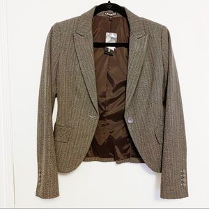 Grey/brown Express blazer